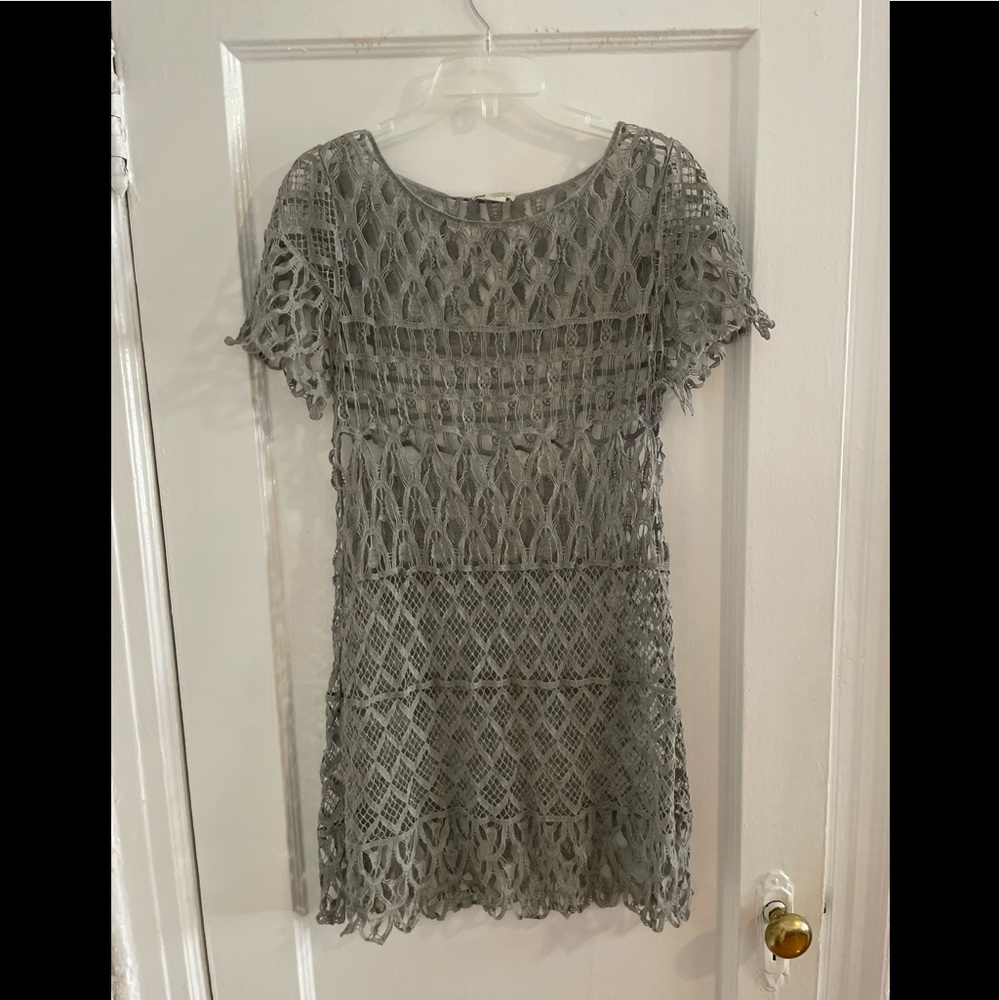 Lace dress. Grey. Excellent condition.